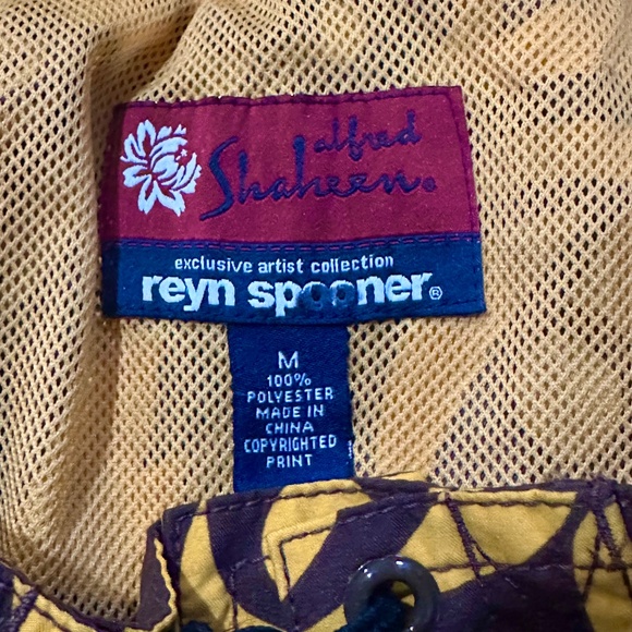 NWT Men's REYN SPOONER Hawaii Retro Long Board Shorts Size M - Picture 3 of 3